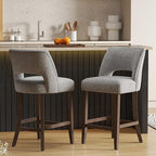 VKNOW Bar Stools Set of 2, Modern Counter Stools by VKNOW