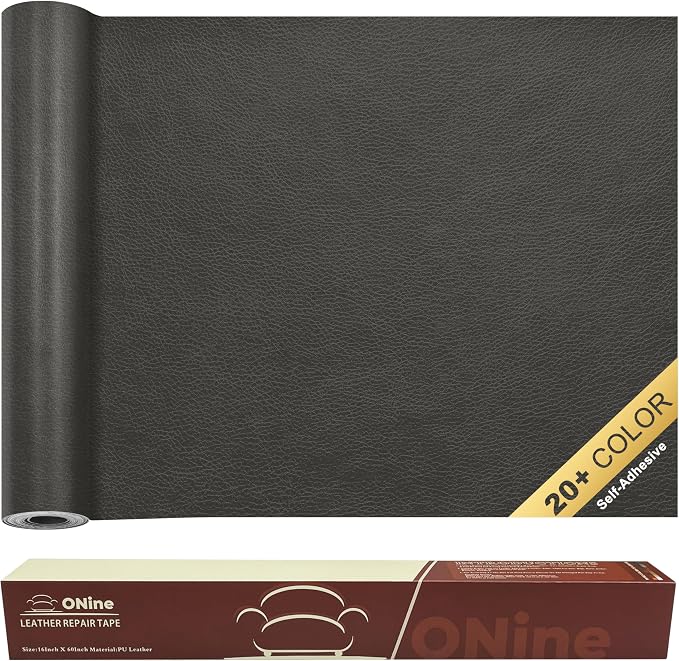 ONine Leather Repair Patch，Self-Adhesive Couch Patch，Multicolor Available by Onine