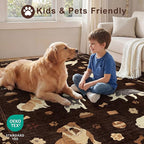DUKINO 4x6 Area Rug, Washable Dog Rug - Image 4