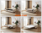 Queen Size Pull Out Sleeper Sofa Bed, 2-in-1 Convertible Corduroy Pull Out - Image 6