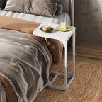 WLIVE C-Shaped End Table Set of 2, Small Couch Side Tables - Image 2