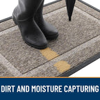 OLANLY Front Door Mat Outside 59x23, All-Season Heavy-Duty Rubber Doormat | - Image 4