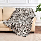 Edenleaf Leopard Print Blanket Fleece Throw - Image 6