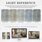 6x9 Area Rugs - Washable Vintage Retro Living Room Rug, Soft Ultra Thin Non - Image 8