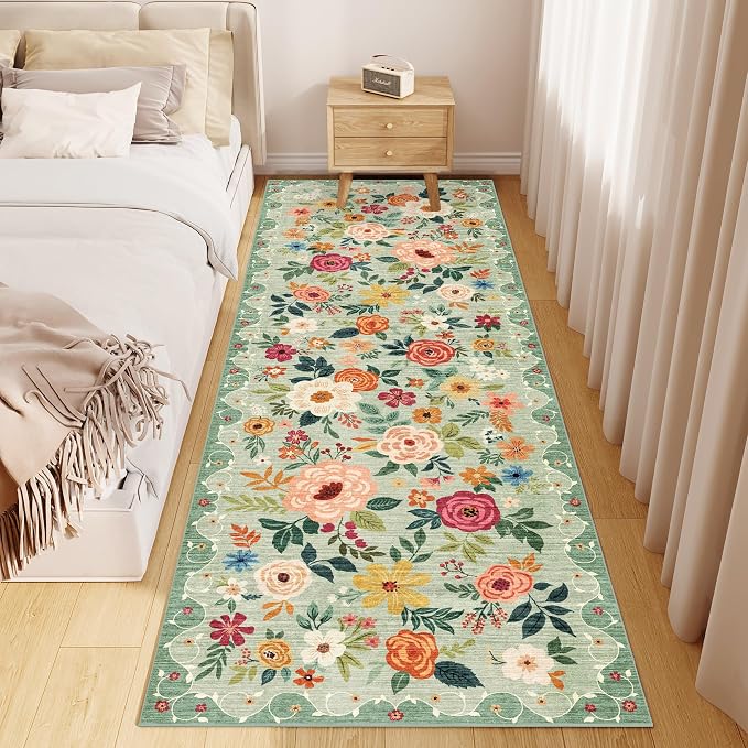 DUKINO 2.6x8 Runner Rug, Washable Runner Rug - Image 8