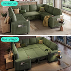 LINSY HOME Sectional Sleeper Sofa - Image 3