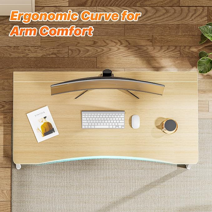 Huuger Folding Desk for Small Spaces, 39.3 Inch Foldable Computer Table - Image 5