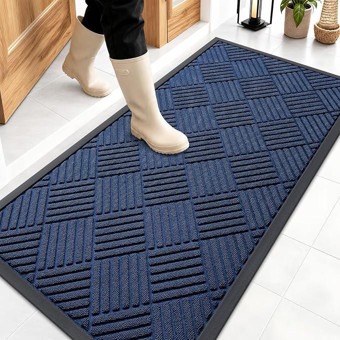 OLANLY Front Door Mat Outside Entrance 47x23, Waterproof Heavy-Duty Doormat | by OLANLY