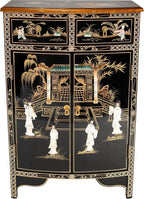 Red Lantern Artisan Crafted Lacquer Storage Cabinet - Image 5