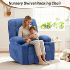 Oversized Swivel Rocker Recliner Chair - Image 7