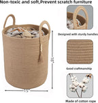 XUANGUO Rope Laundry Basket Laundry Hamper - Image 2