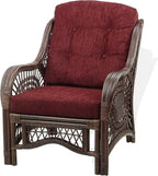 Malibu Lounge Living Accent Armchair Natural Rattan Wicker Handmade Design - Image 4