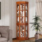 Seeutek Corner Curio Cabinet - Image 9