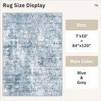 Soalmost Abstract 7x10 Area Rug - Image 5