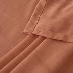 BGment Terracotta Linen Curtains 30 Inch Length - Image 7