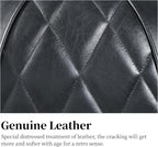 Art Leon Genuine Leather Accent Chairs - Image 5
