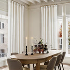 Natural Extra Wide 60 Inch Width Pinch Pleated 84 Inch Curtains | Thick Linen - Image 7