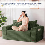 MAXYOYO Convertible Sofa Bed, 2 in 1 Folding Couch Bed - Image 5