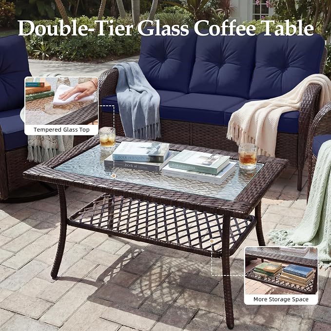 UPHA 7 Pieces Patio Furniture Set - Image 8