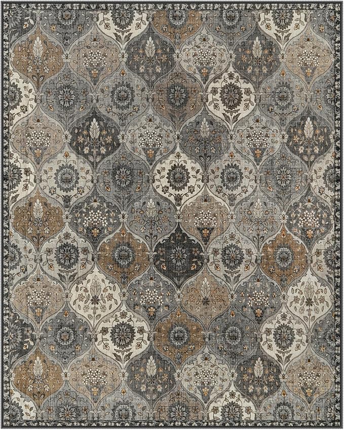 Lahome Moroccan Washable Area Rugs 8x10, Soft Rugs - Image 8