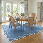 GarveeHome 6x9 Scalloped Area Rug Soft Washable Rug - Image 3