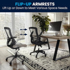 Flash Furniture Kelista Mid-Back Swivel Office Chair - Image 10