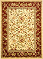 SAFAVIEH Lyndhurst Collection 8' Round Ivory/Red LNH212K Traditional Oriental - Image 3