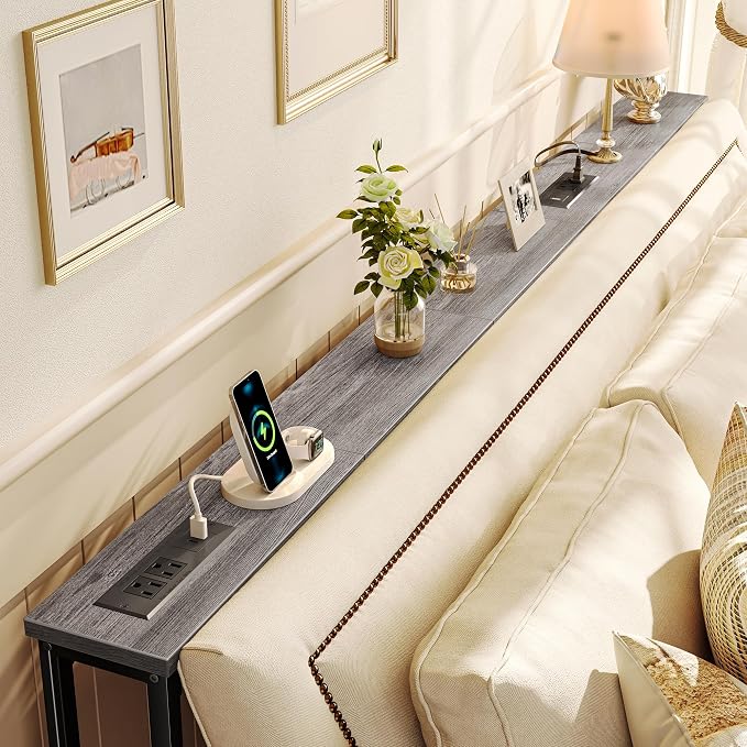 SUPERJARE 79 Inch Sofa Table - Image 2