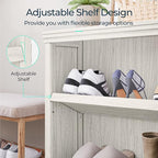 LINSY HOME 2-Tier Bookcase and Bookshelf, Small Wood Display Storage Shelves - Image 6