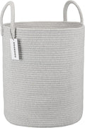 XUANGUO Cotton Rope Laundry Basket Hamper by XUANGUO