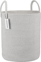 XUANGUO Cotton Rope Laundry Basket Hamper by XUANGUO