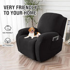 Genina Recliner Chair Cover, Stretch Reclining Chair Covers, Recliner Sofa - Image 3