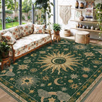 Vacuum-Friendly, 5x7 Washable Area Rug - Image 2