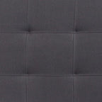 Flash Furniture Bedford Tufted Upholstered Queen Size Headboard in Dark Gray - Image 10