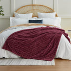 EXQ Home Gentle Soft Fleece Throw Blanket – Cozy Lightweight 3D Imitation - Image 2