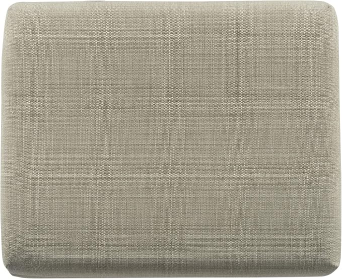 Homepop Home Decor | Upholstered MediumRectangular Storage Ottoman | Hinged Lid - Image 12
