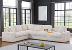 Ball & Cast 127" Modular Sectional Sofa, Modern Oversized Cloud Couch by BallCast