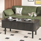 Fluted Lift Top Coffee Table - Image 5