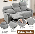 HAOMARKETS Power Oversized Reclining Sofa Couch - Image 6