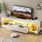 TV Stand for 60/65/70 Inch TVs, Modern Curved TV Console - Image 5