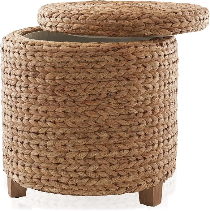 Casafield 17" Round Storage Ottoman - Image 5