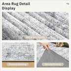 Soalmost Washable Hallway Runner Rug 3x16 Kitchen Entry Rugs Non-Slip, Foldable - Image 6