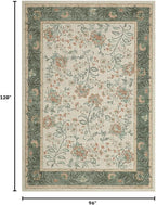 GarveeHome 8x10 Sage Green Washable Area Rug Living Room Bedroom Non Slip | - Image 2