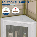 GarveeHome Corner Bar Wine Cabinet - Image 7
