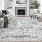 Aelenmu 10x14 Area Rugs for Living Room Washable Dining Room Grey | Modern - Image 9