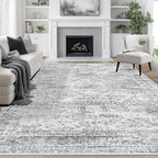 Aelenmu 9x12 Area Rugs for Living Room Washable Bedroom Dining Room Grey | by Aelenmu