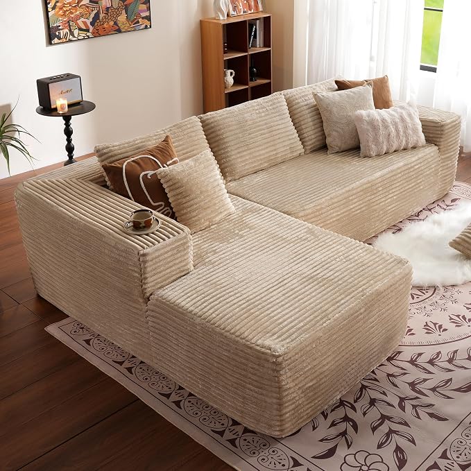 ovios 104" Cloud Boneless Couch - Image 7
