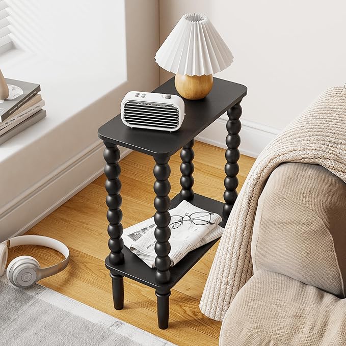 Veegle Narrow Side Table, Small End Table by Unknown