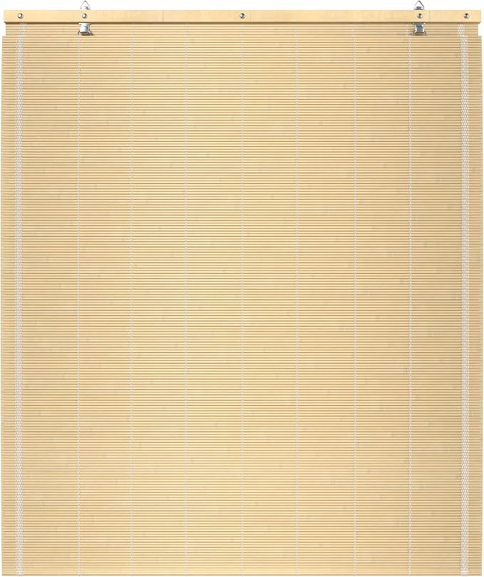 Red Lantern Matchstick Cordless Window Shade - Image 6