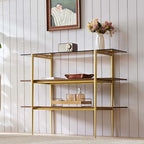 LumFurn Glass Console Table for Living Room, Foyer & Entryway, L41 x W14 x H31 - Image 5